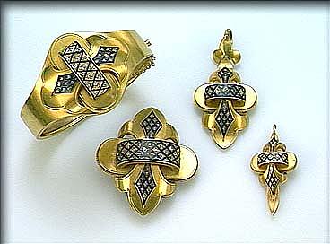 biedermeier Schmuckset