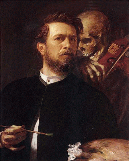Arnold-Boecklin fiedelnder Tod