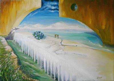 blaue Hortensien