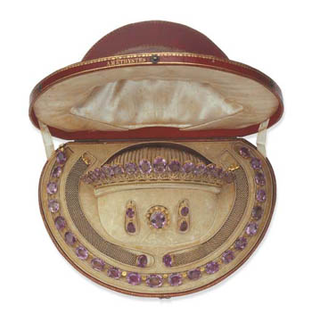amethyst parure 1820 empire